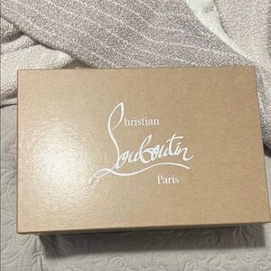 Christian Louboutin Beige Shoe Box